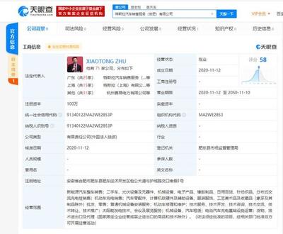特斯拉合肥新公司正式成立，業務范圍涵蓋整車與二手日用百貨銷售